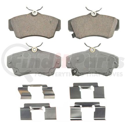 Wagner QC841 Disc Brake Pad Set Wagner Brake ThermoQuiet QC841 Ceramic Disc Brake Pad Set