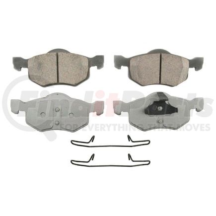 Wagner QC843 Disc Brake Pad Set Wagner Brake ThermoQuiet QC843 Ceramic Disc Brake Pad Set