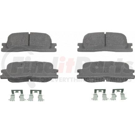 Wagner QC885A Disc Brake Pad Set Wagner Brake ThermoQuiet QC885A Ceramic Disc Brake Pad Set