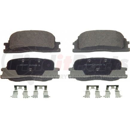 Wagner QC885 Disc Brake Pad Set Wagner Brake ThermoQuiet QC885 Ceramic Disc Brake Pad Set