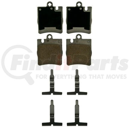 Wagner QC876 Disc Brake Pad Set Wagner Brake ThermoQuiet QC876 Ceramic Disc Brake Pad Set