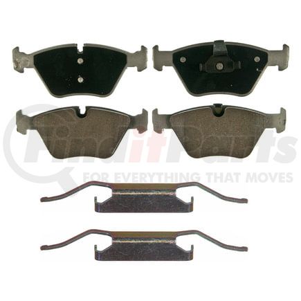 Wagner QC946 Disc Brake Pad Set Wagner Brake ThermoQuiet QC946 Ceramic Disc Brake Pad Set