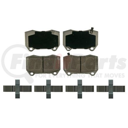 Wagner QC960 Disc Brake Pad Set Wagner Brake ThermoQuiet QC960 Ceramic Disc Brake Pad Set