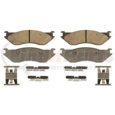 Wagner QC966B Disc Brake Pad Set Wagner Brake ThermoQuiet QC966B Ceramic Disc Brake Pad Set