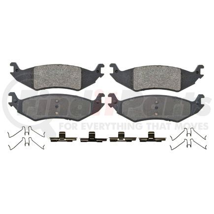 Wagner SX1046 Disc Brake Pad Set Wagner Brake SevereDuty SX1046 Disc Brake Pad Set