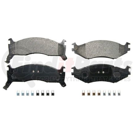 Wagner SX521 Disc Brake Pad Set Wagner SevereDuty SX521 Semi-Metallic Disc Brake Pad Set