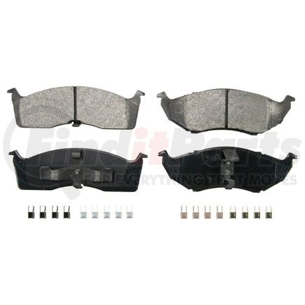 Wagner SX591 Disc Brake Pad Set Wagner SevereDuty SX591 Semi-Metallic Disc Brake Pad Set