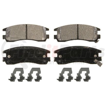 Wagner SX698 Disc Brake Pad Set Wagner Brake SevereDuty SX698 Disc Brake Pad Set