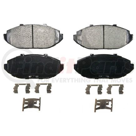 Wagner SX748 Disc Brake Pad Set Wagner Brake SevereDuty SX748 Disc Brake Pad Set
