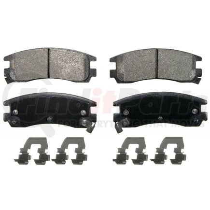 Wagner SX714 Disc Brake Pad Set Wagner Brake SevereDuty SX714 Disc Brake Pad Set