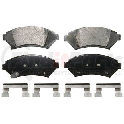 Wagner SX818 Disc Brake Pad Set SevereDuty™ Disc Brake Pad Set - Front, Semi-Metallic, FMSI D818