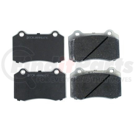 085-1837 by BECK ARNLEY - PREMIUM ASM BRAKE PADS