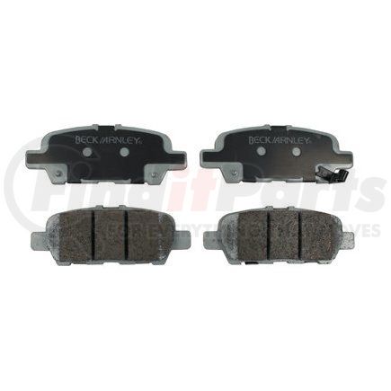 085-1933 by BECK ARNLEY - PREMIUM ASM BRAKE PADS