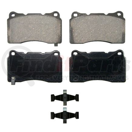 Wagner ZD1001 Disc Brake Pad Set QuickStop Ceramic Disc Brake Pad Set
