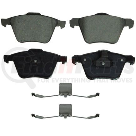 Wagner ZD1003 Disc Brake Pad Set QuickStop Ceramic Disc Brake Pad Set