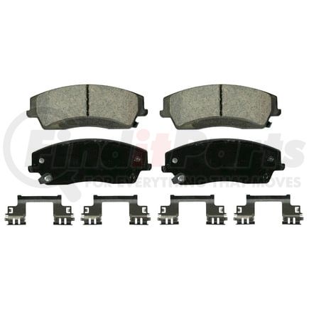 Wagner ZD1056B Disc Brake Pad Set QuickStop Ceramic Disc Brake Pad Set