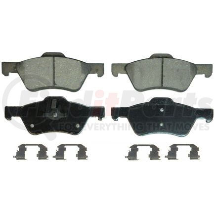 Wagner ZD1047C Disc Brake Pad Set QuickStop Ceramic Disc Brake Pad Set