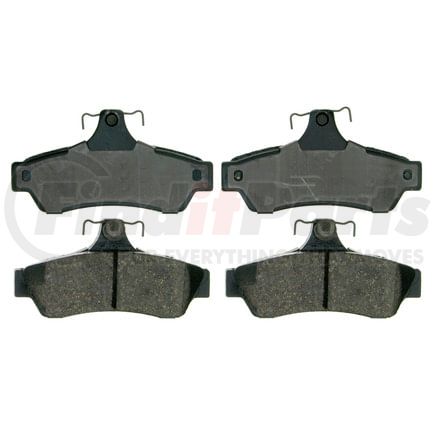 Wagner ZD1048A Disc Brake Pad Set QuickStop Ceramic Disc Brake Pad Set