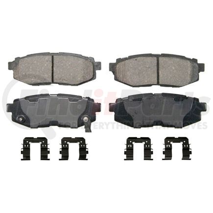Wagner ZD1124 Disc Brake Pad Set QuickStop Ceramic Disc Brake Pad Set