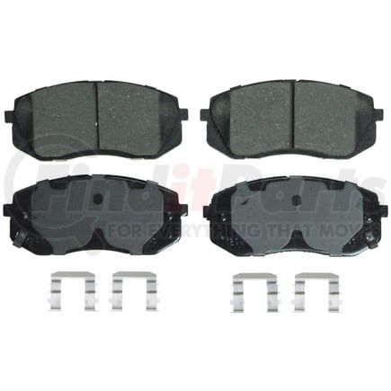 Wagner ZD1295B Disc Brake Pad Set QuickStop Ceramic Disc Brake Pad Set