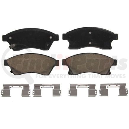 Wagner ZD1497 Disc Brake Pad Set QuickStop Ceramic Disc Brake Pad Set