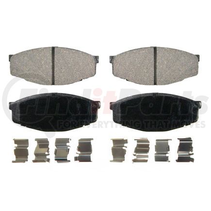 Wagner ZD207 Disc Brake Pad Set QuickStop Ceramic Disc Brake Pad Set