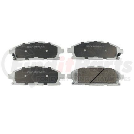 085-1967 by BECK ARNLEY - PREMIUM ASM BRAKE PADS