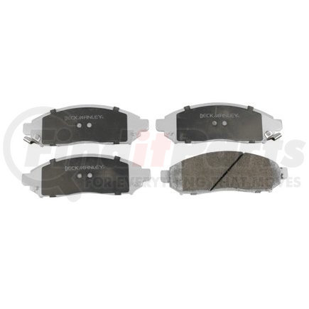 085-1968 by BECK ARNLEY - PREMIUM ASM BRAKE PADS