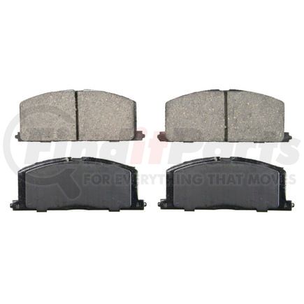 Wagner ZD242 Disc Brake Pad Set QuickStop Ceramic Disc Brake Pad Set