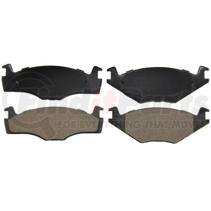 Wagner ZD280 Disc Brake Pad Set QuickStop Ceramic Disc Brake Pad Set