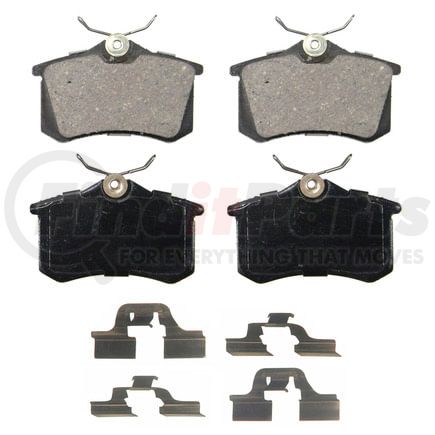 Wagner ZD340A Disc Brake Pad Set QuickStop Ceramic Disc Brake Pad Set
