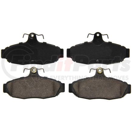 Wagner ZD347A Disc Brake Pad Set QuickStop Ceramic Disc Brake Pad Set