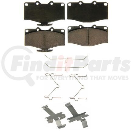 Wagner ZD410 Disc Brake Pad Set QuickStop Ceramic Disc Brake Pad Set