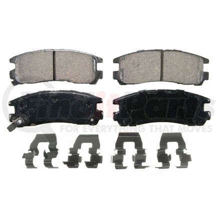Wagner ZD383 Disc Brake Pad Set QuickStop Ceramic Disc Brake Pad Set