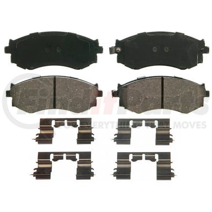 Wagner ZD462 Disc Brake Pad Set QuickStop Ceramic Disc Brake Pad Set