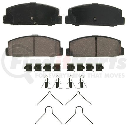 Wagner ZD482A Disc Brake Pad Set QuickStop Ceramic Disc Brake Pad Set