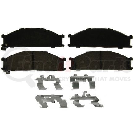 Wagner ZD554 Disc Brake Pad Set QuickStop Ceramic Disc Brake Pad Set