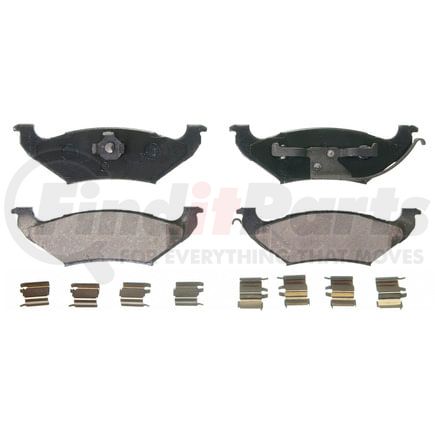 Wagner ZD544 Disc Brake Pad Set QuickStop Ceramic Disc Brake Pad Set