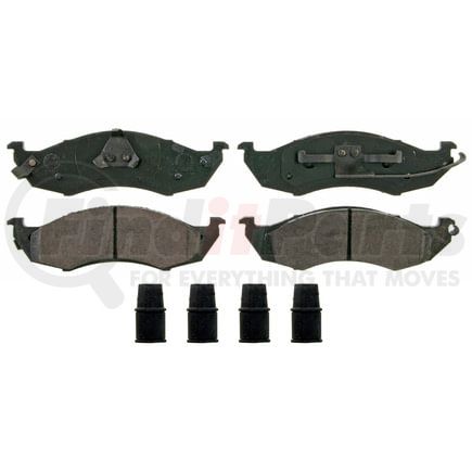 Wagner ZD576 Disc Brake Pad Set QuickStop Ceramic Disc Brake Pad Set