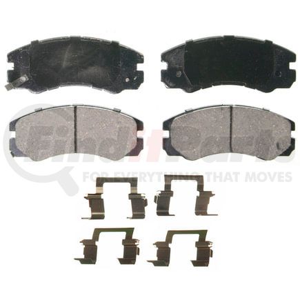 Wagner ZD579A Disc Brake Pad Set QuickStop Ceramic Disc Brake Pad Set