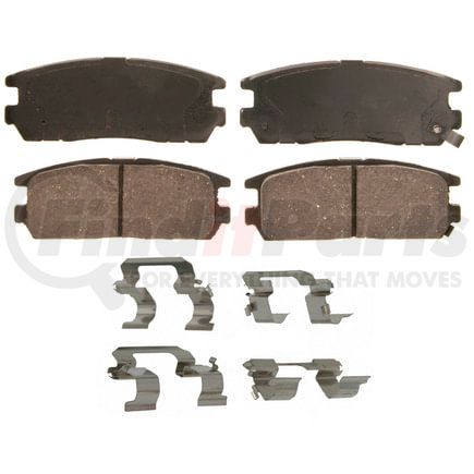 Wagner ZD580 Disc Brake Pad Set QuickStop Ceramic Disc Brake Pad Set
