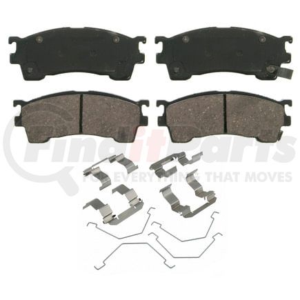 Wagner ZD637 Disc Brake Pad Set QuickStop Ceramic Disc Brake Pad Set