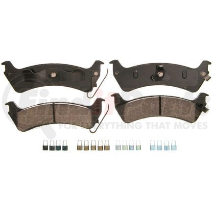 Wagner ZD666 Disc Brake Pad Set QuickStop Ceramic Disc Brake Pad Set