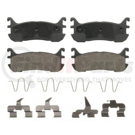 Wagner ZD663A Disc Brake Pad Set QuickStop Ceramic Disc Brake Pad Set