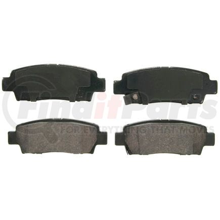 Wagner ZD672 Disc Brake Pad Set QuickStop Ceramic Disc Brake Pad Set