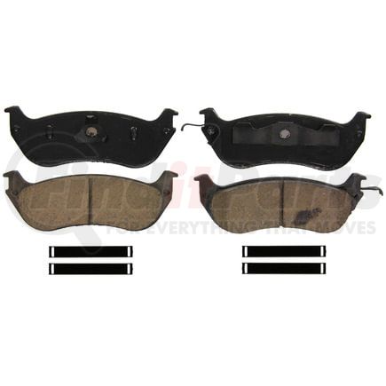 Wagner ZD674A Disc Brake Pad Set QuickStop Ceramic Disc Brake Pad Set