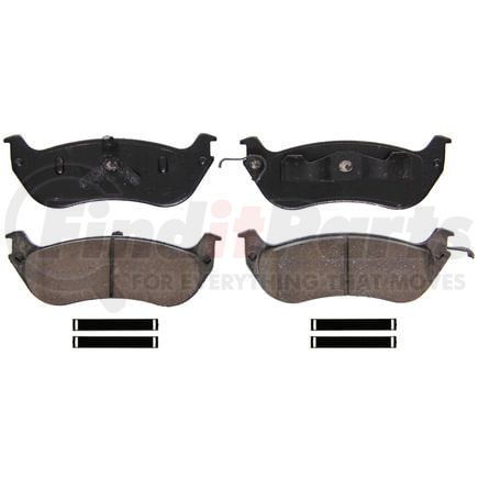 Wagner ZD674 Disc Brake Pad Set QuickStop Ceramic Disc Brake Pad Set