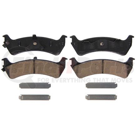 Wagner ZD667 Disc Brake Pad Set QuickStop Ceramic Disc Brake Pad Set