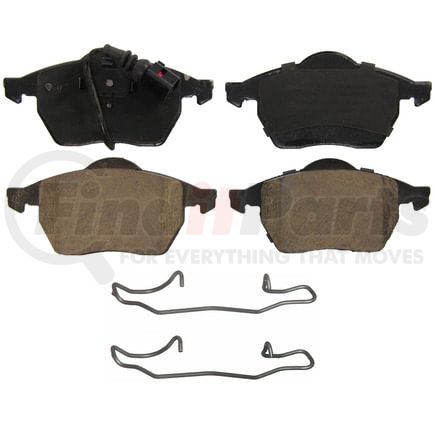 Wagner ZD687A Disc Brake Pad Set QuickStop Ceramic Disc Brake Pad Set