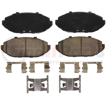 Wagner ZD748 Disc Brake Pad Set QuickStop Ceramic Disc Brake Pad Set